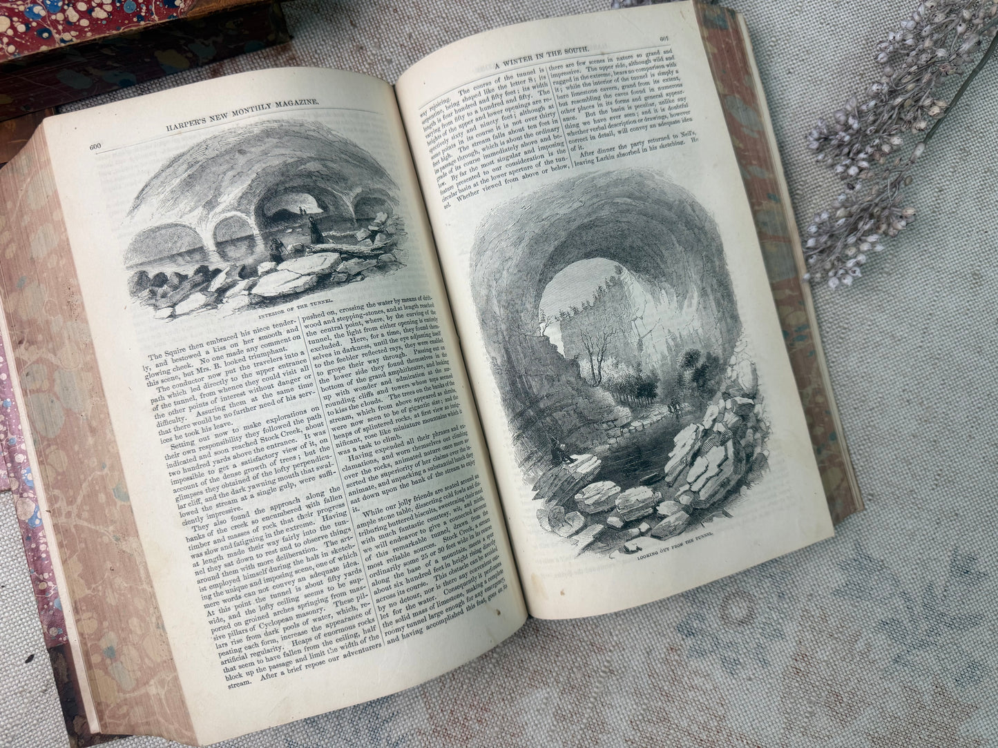 Vintage Harper's Magazine- Bound Book