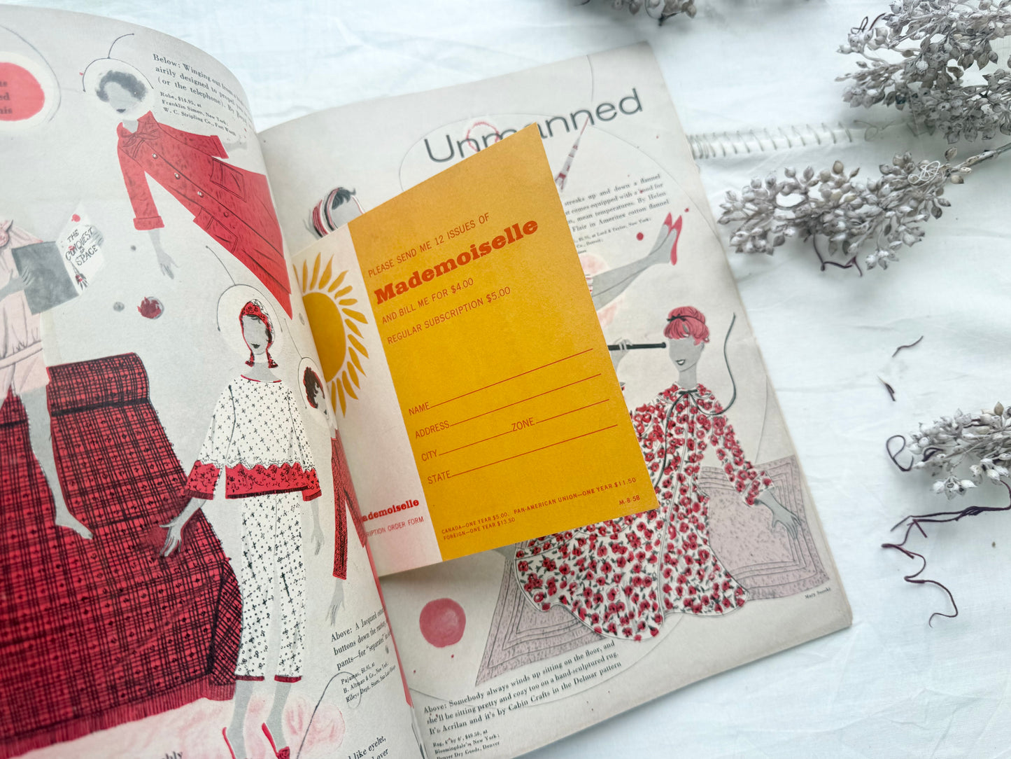 Vintage Mademoiselle Magazine