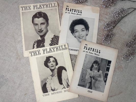Vintage Playbill Set