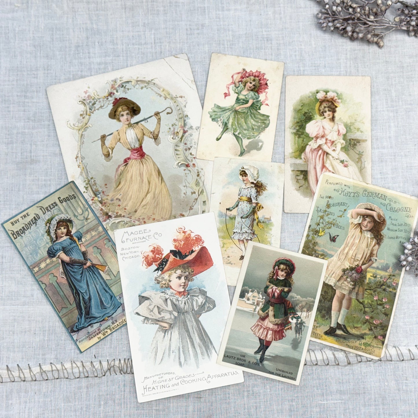 Vintage Trading Card Set