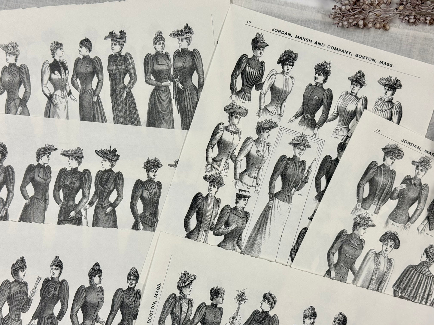 Vintage Fashion Print Set