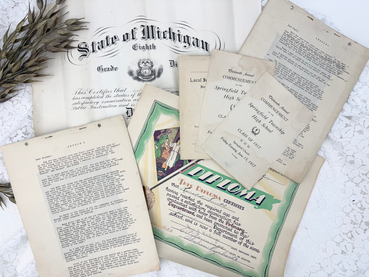 Vintage Education Ephemera