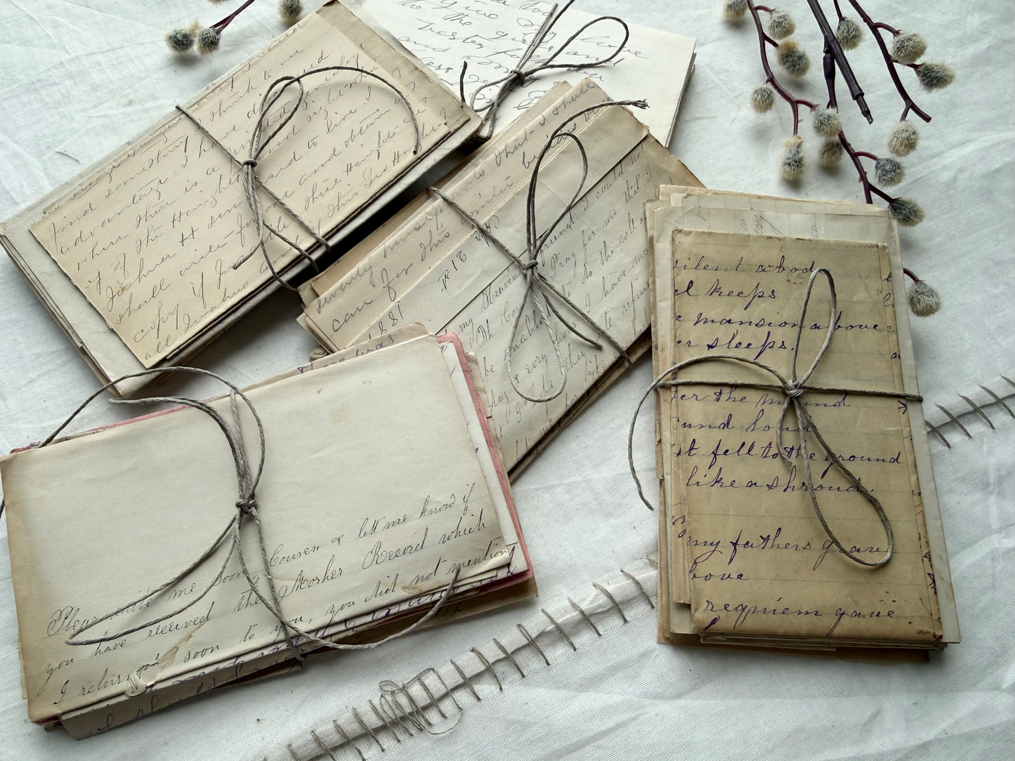 Vintage Letters (Set of 10)