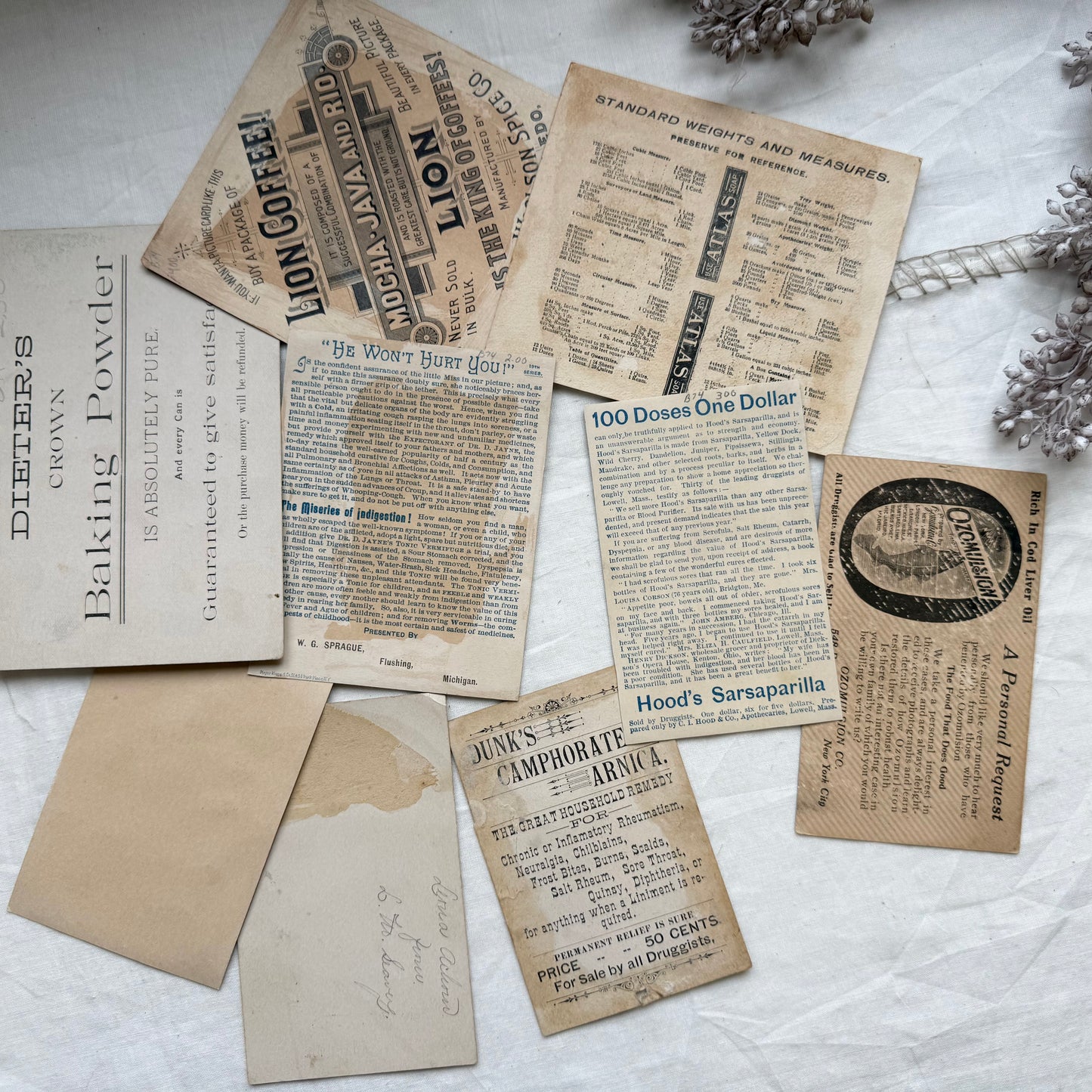Vintage Trading Card Set