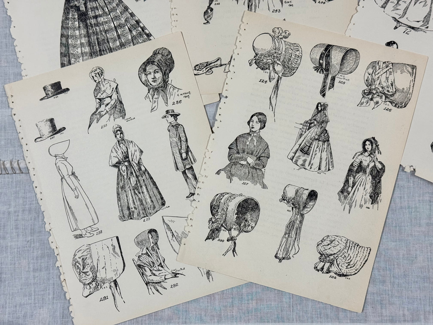 Vintage Fashion Print Set