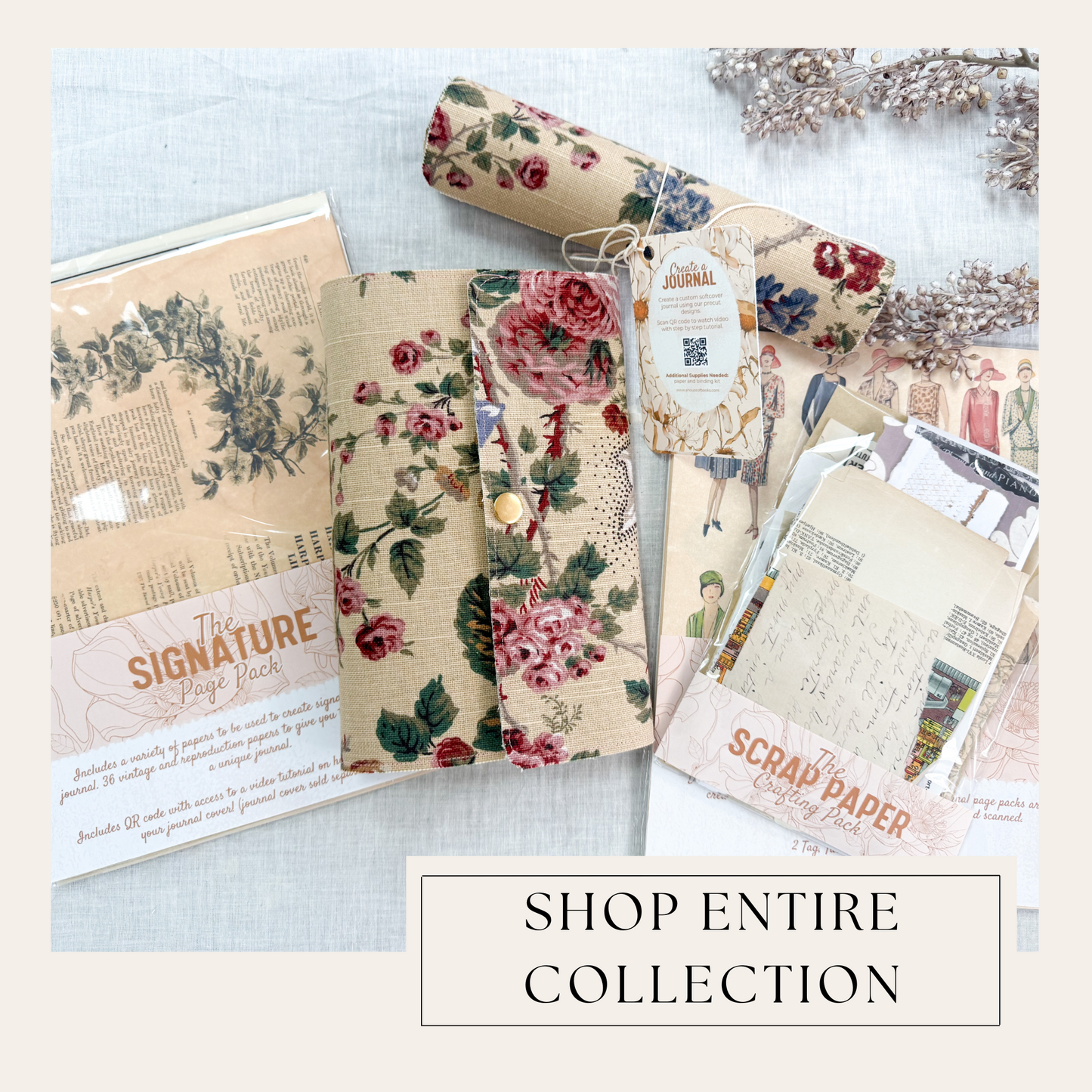 Premade Journal Cover with Instruction Video