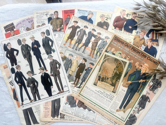 Vintage Catalog Pages