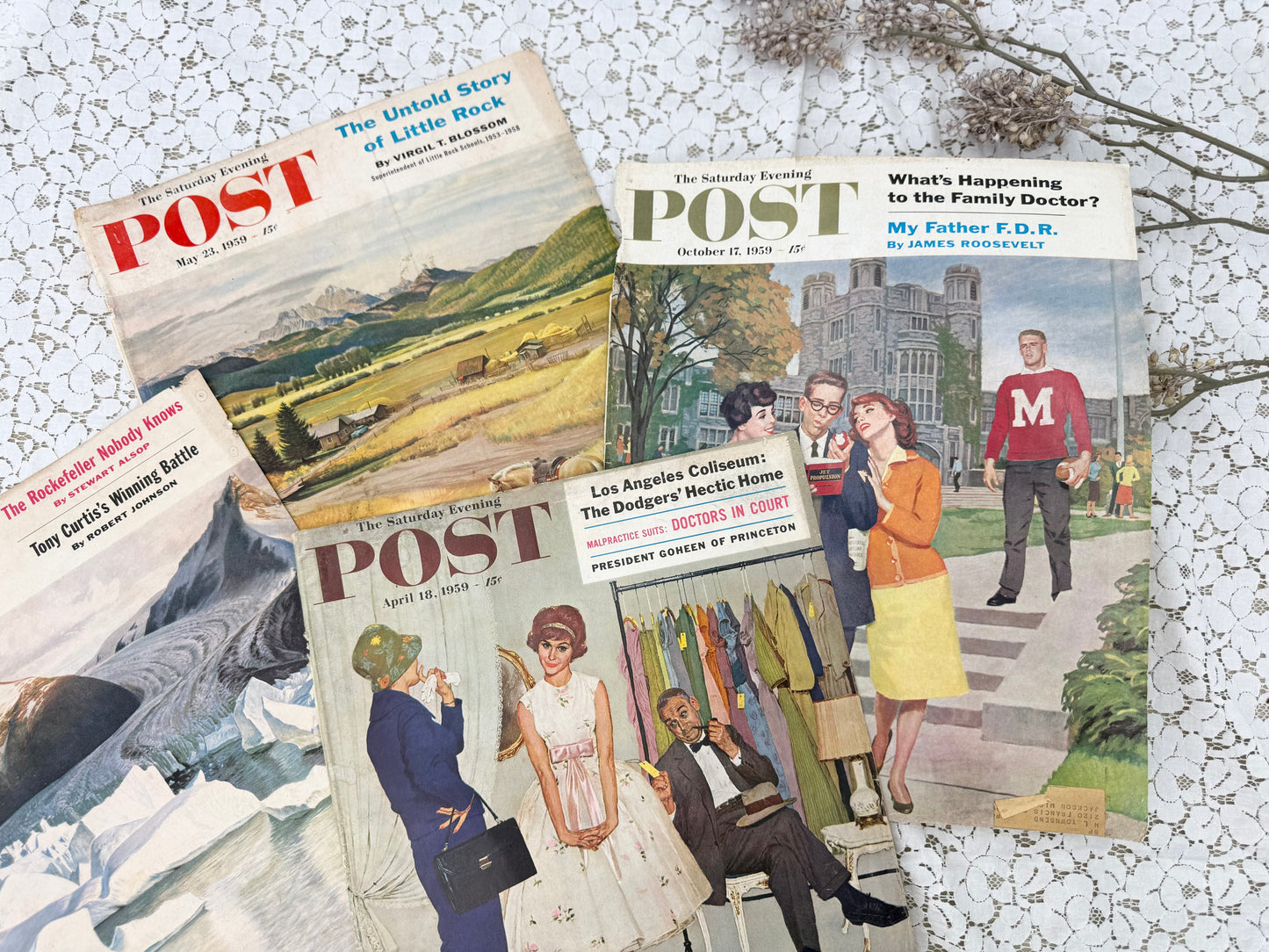 Vintage Post Magazine Covers (Covers Only)