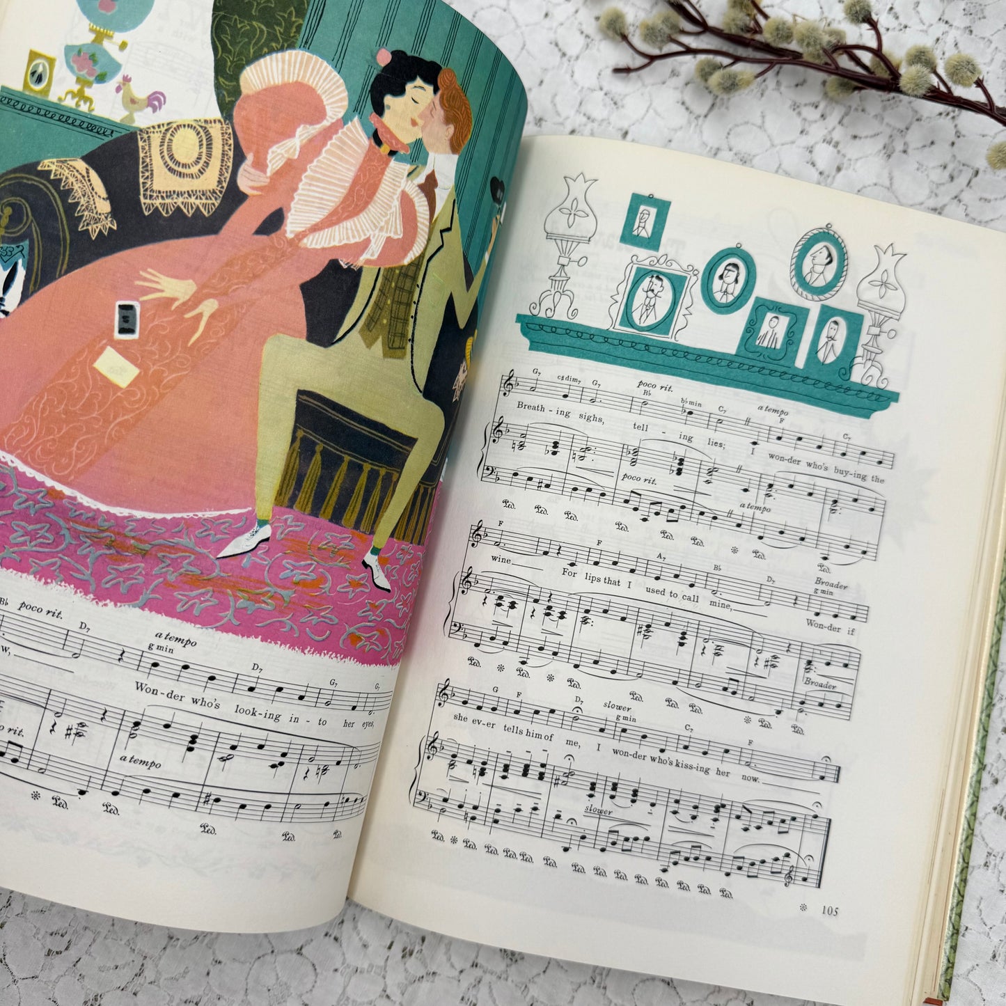 Fireside Music Book with Illustrations