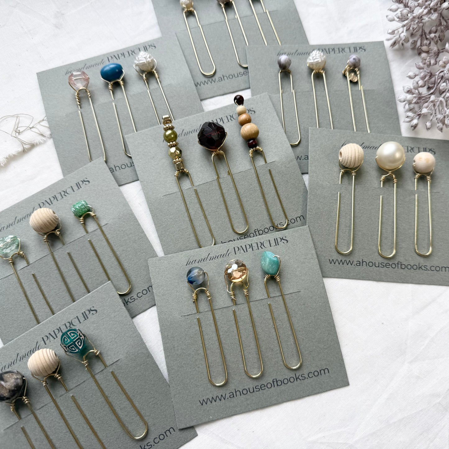 Beaded Paperclips/Bookmarks
