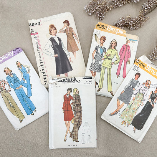 Set of Vintage Patterns