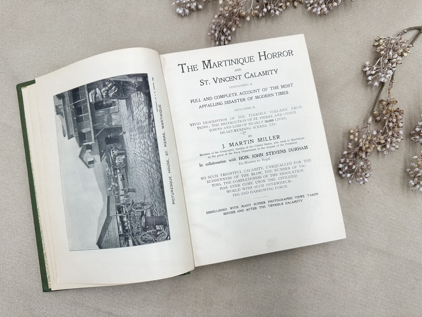 True Story of Martinique on St. Vincent Calamities- 1902