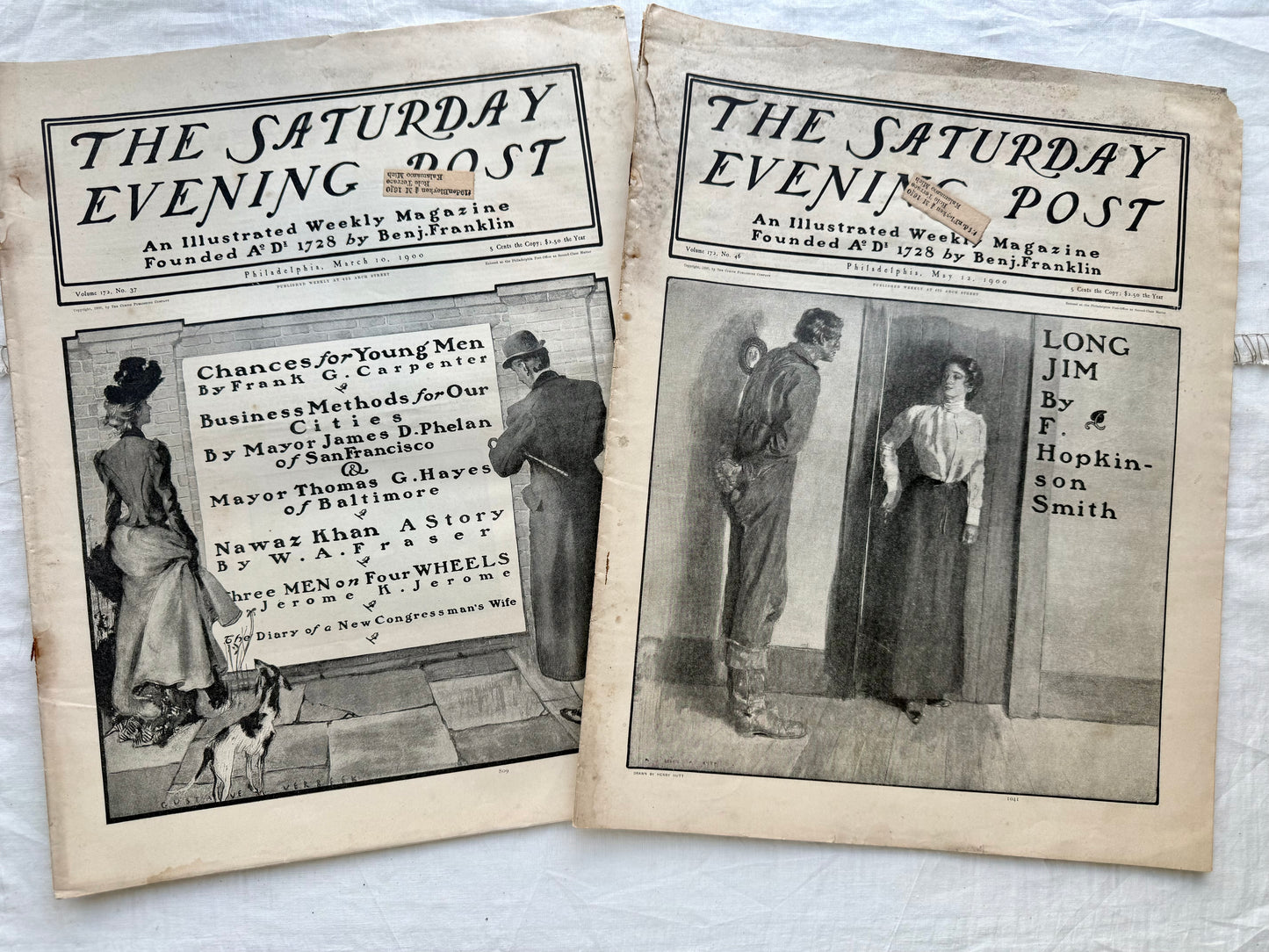 Vintage Magazine Set (Set of Two)