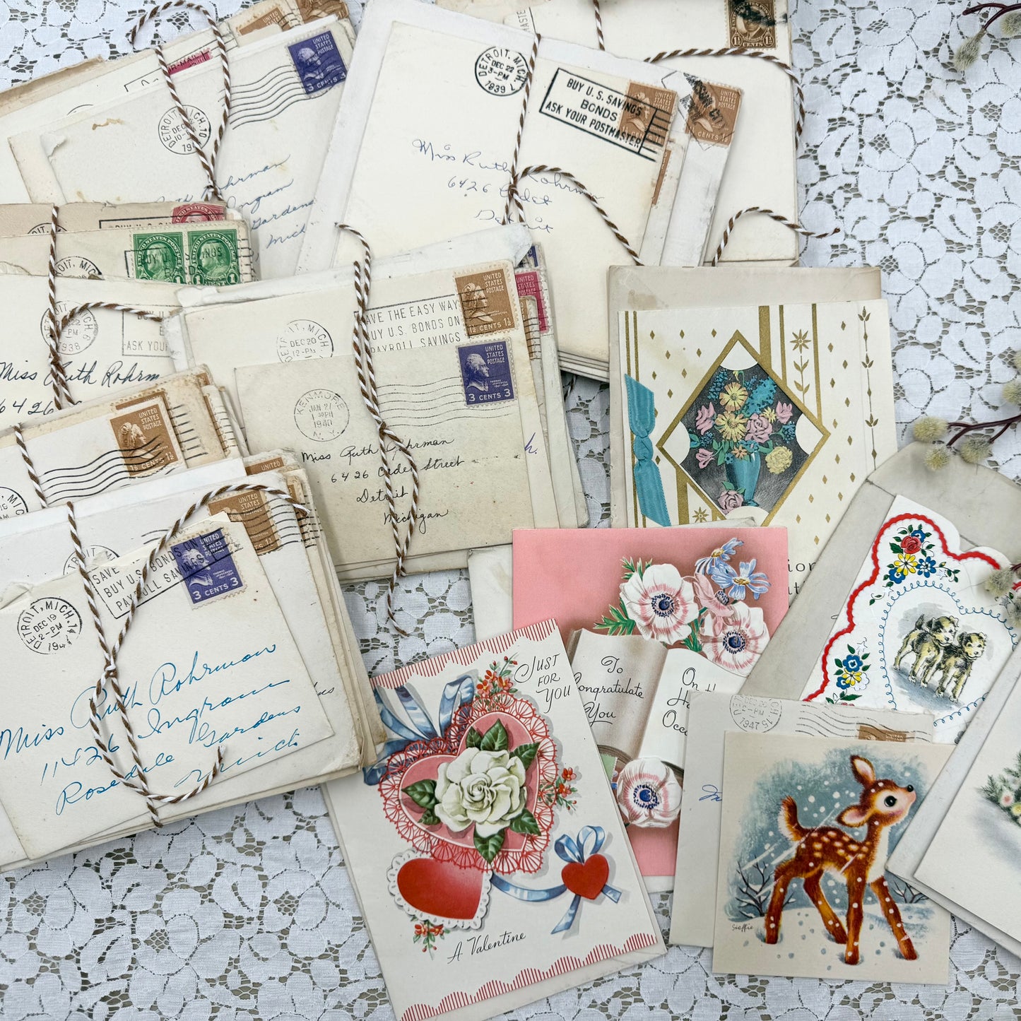 Vintage Envelopes and Greeting Card Sets