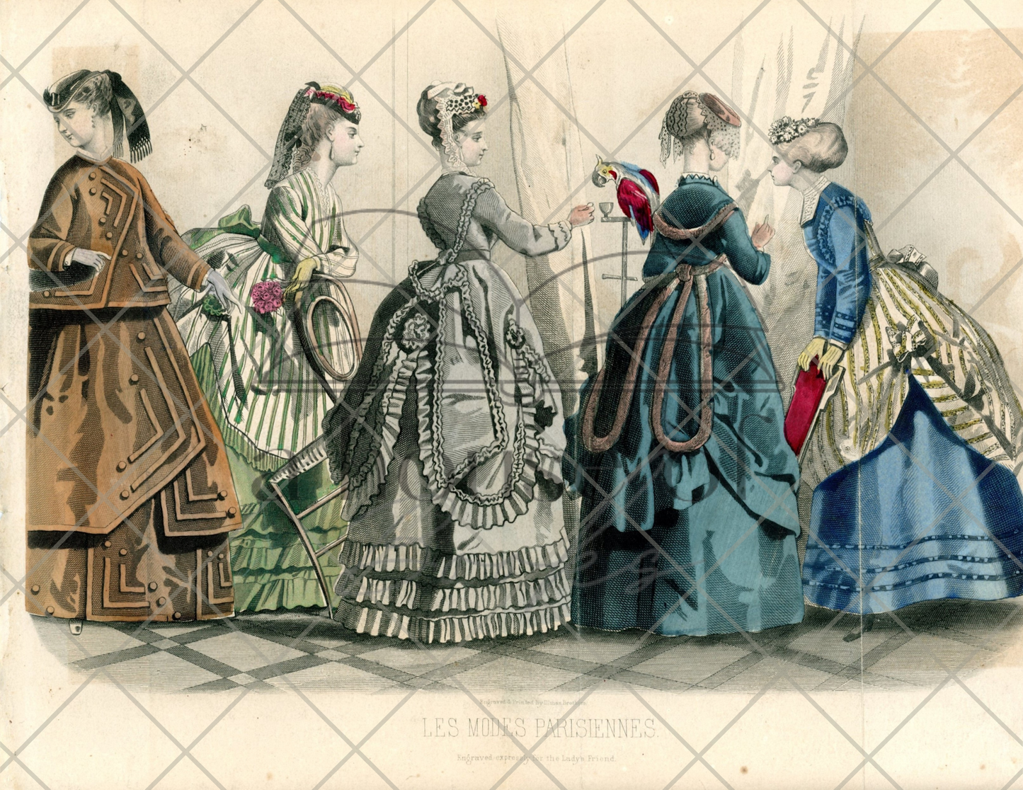 Fashion Plate Signature Pages- Project Template Digital Download