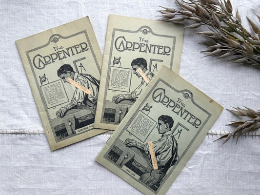 Vintage Carpenter Booklet (Set of 3)