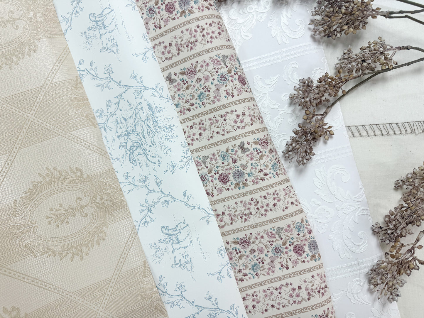 Vintage Wallpaper Set
