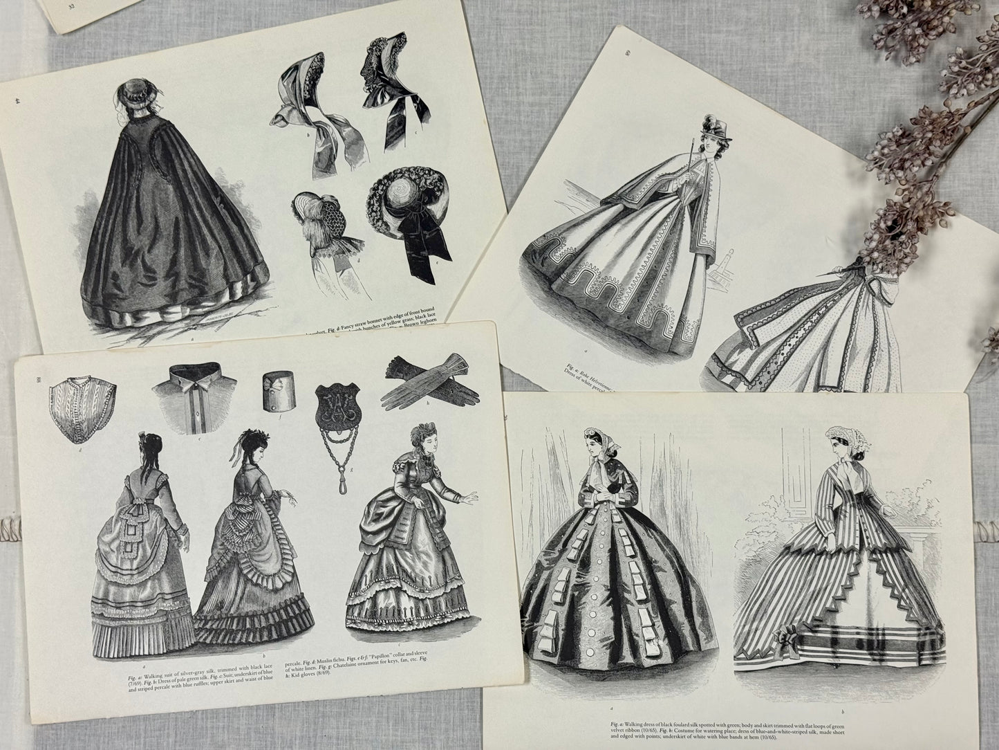 Vintage Fashion Print Set