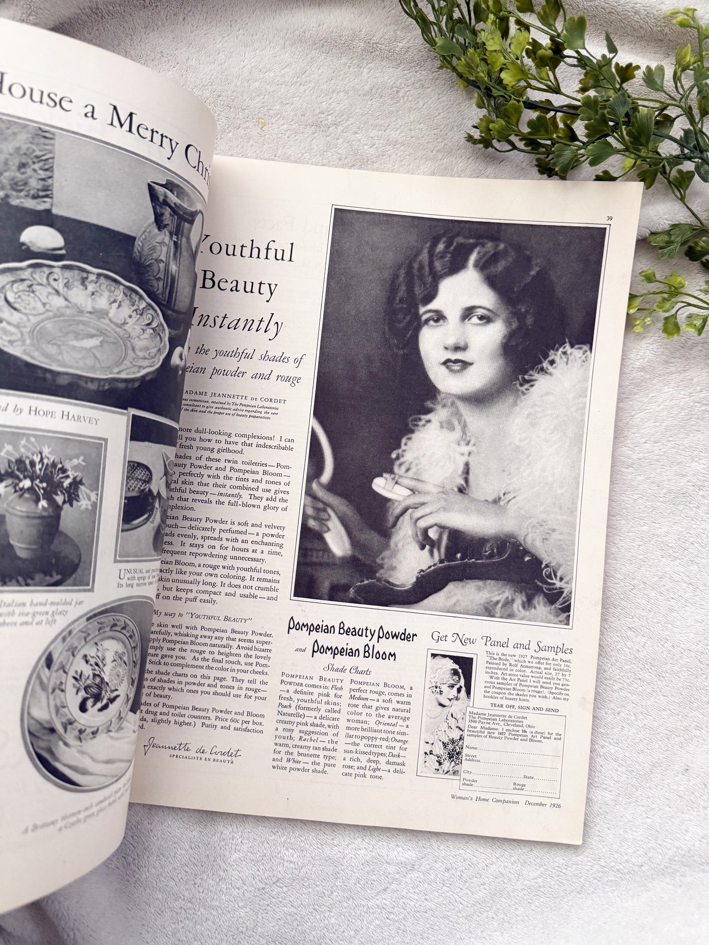 Vintage Woman's Home Companion Magazine