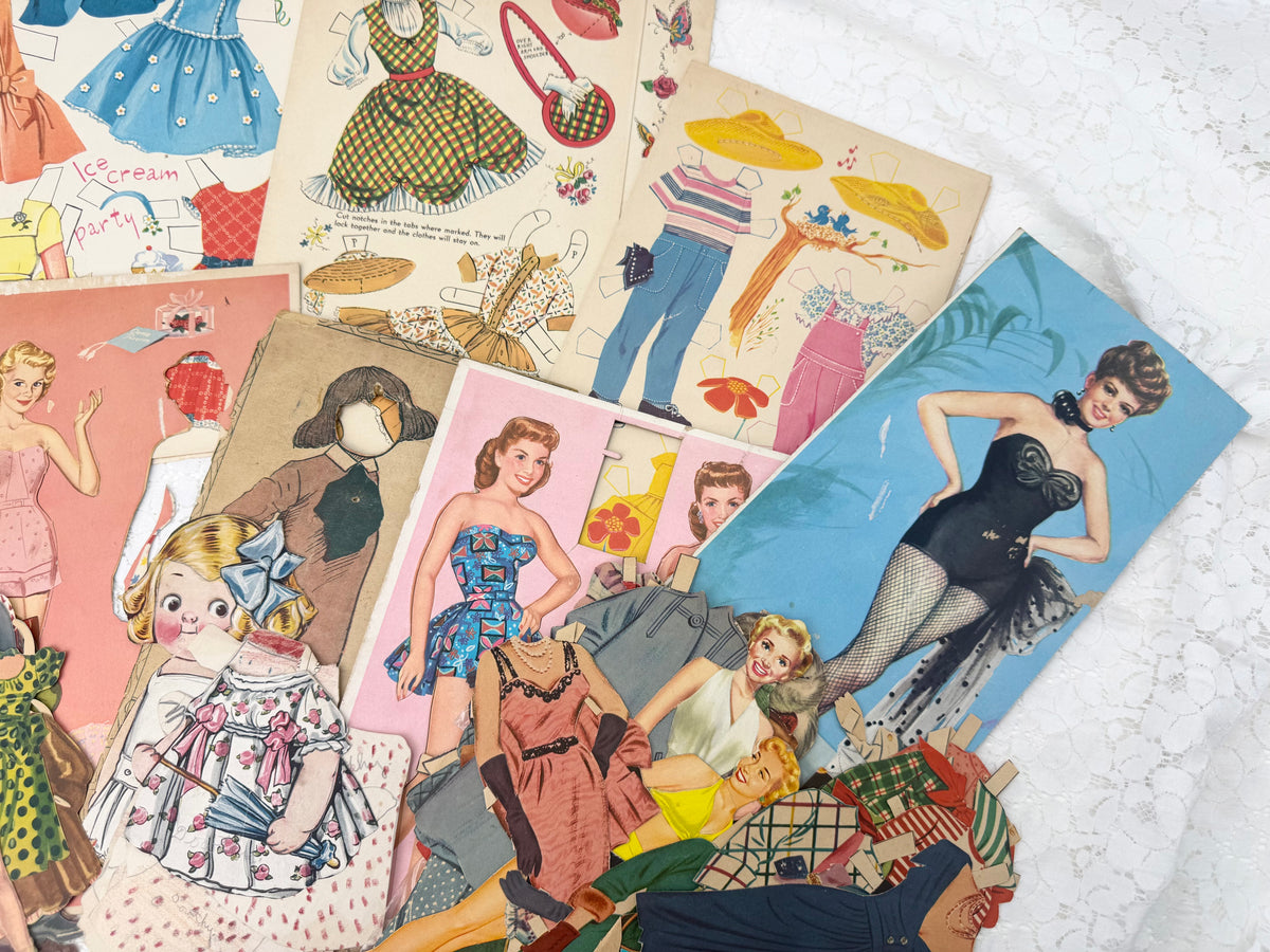 Paper Doll Set of Ephemera