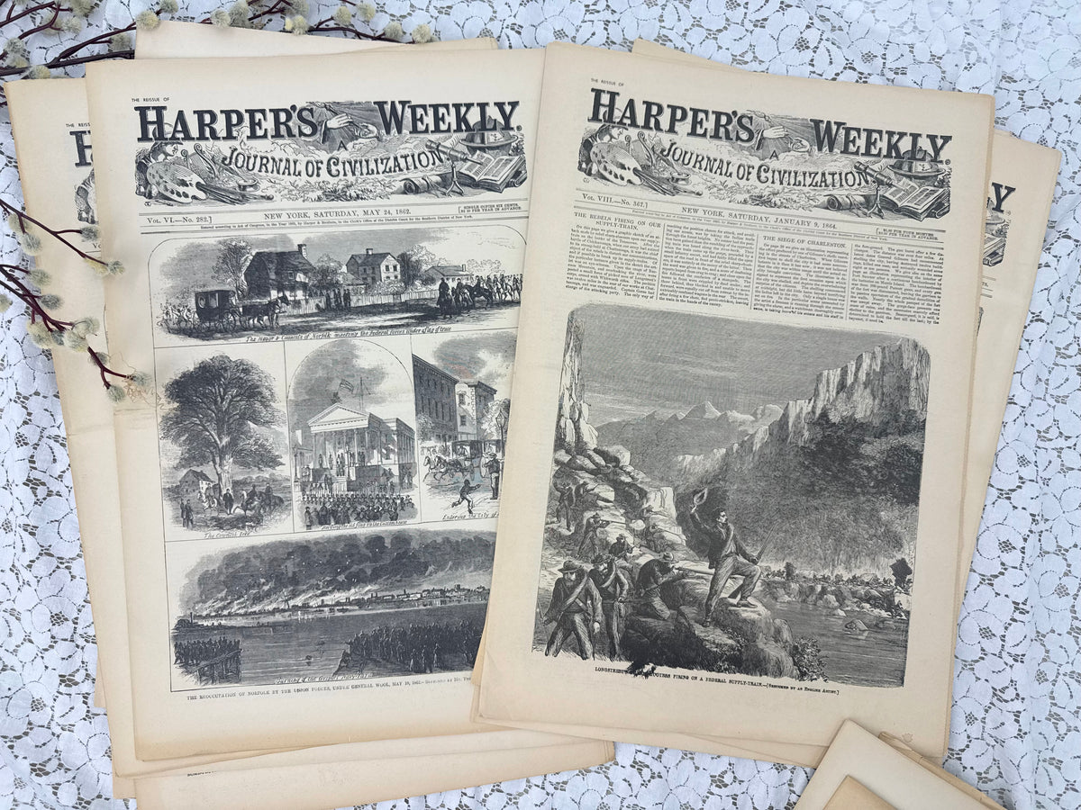 Harper's Weekly (Set of 4)