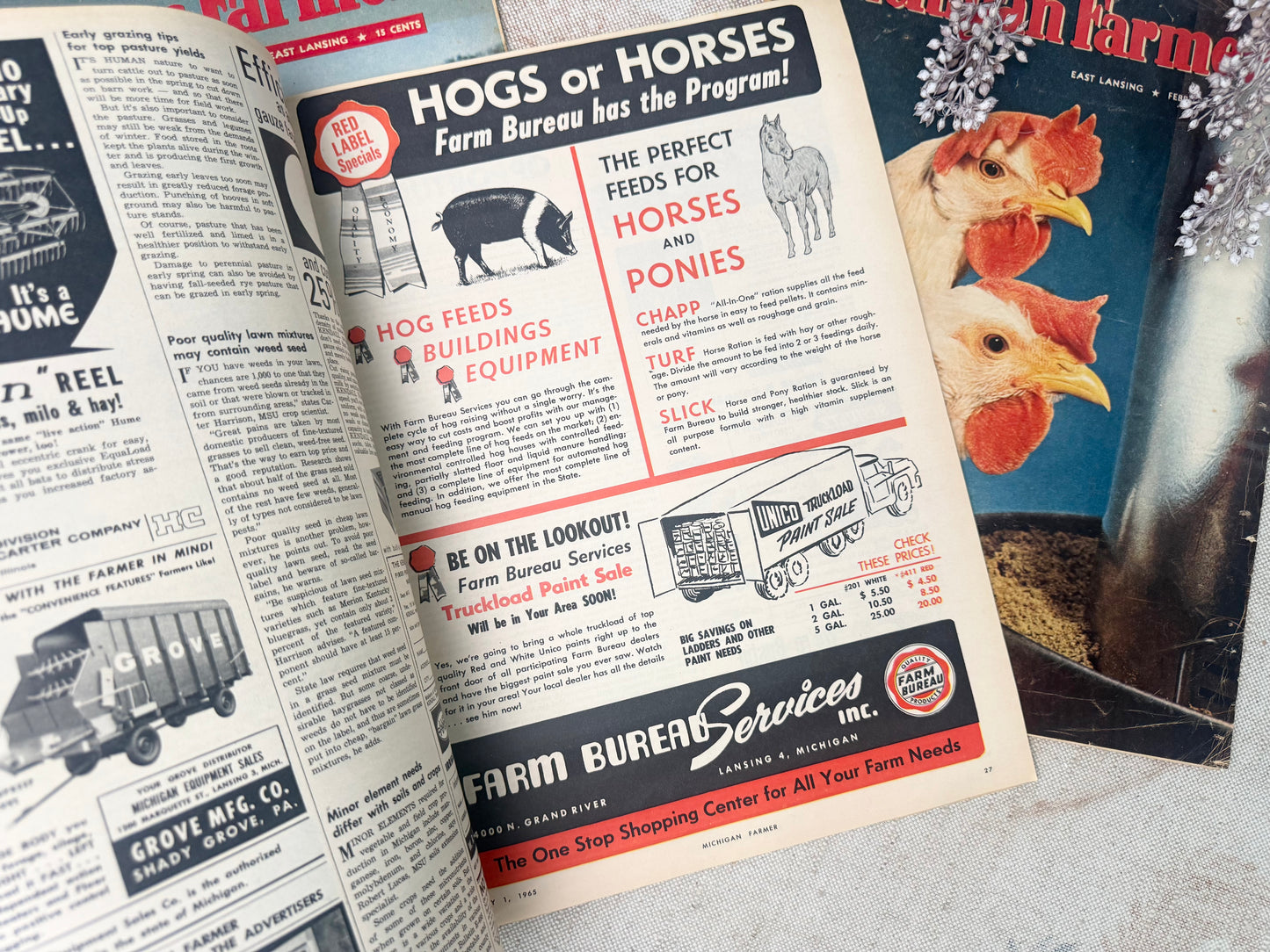 Vintage Michigan Farmer Magazine Set