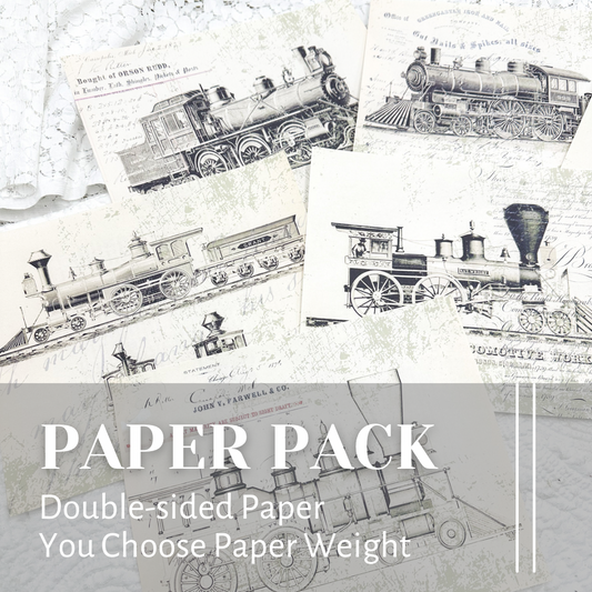 Railroad Paper Pack- Double Sided