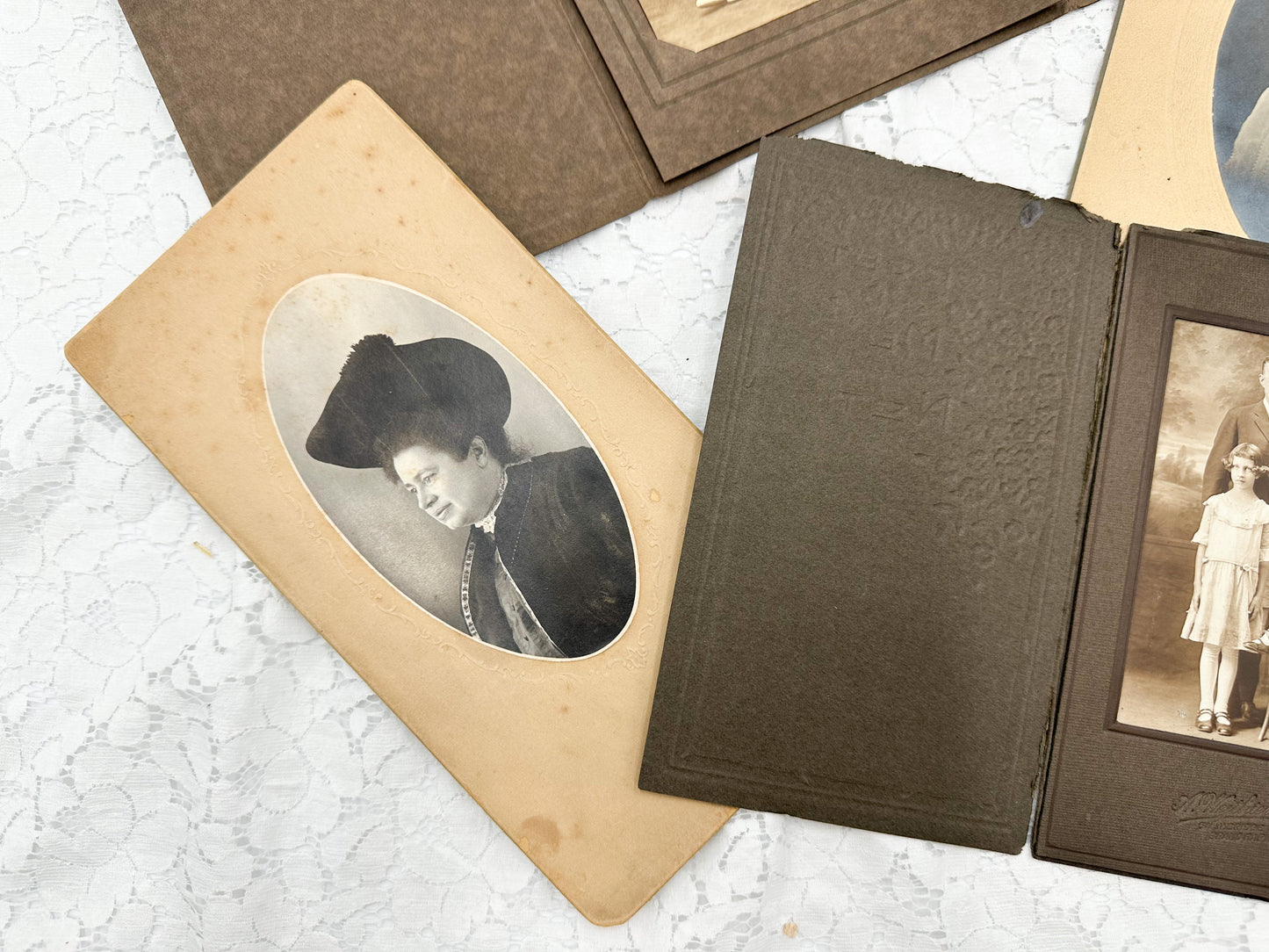 Vintage Cabinet Card Set