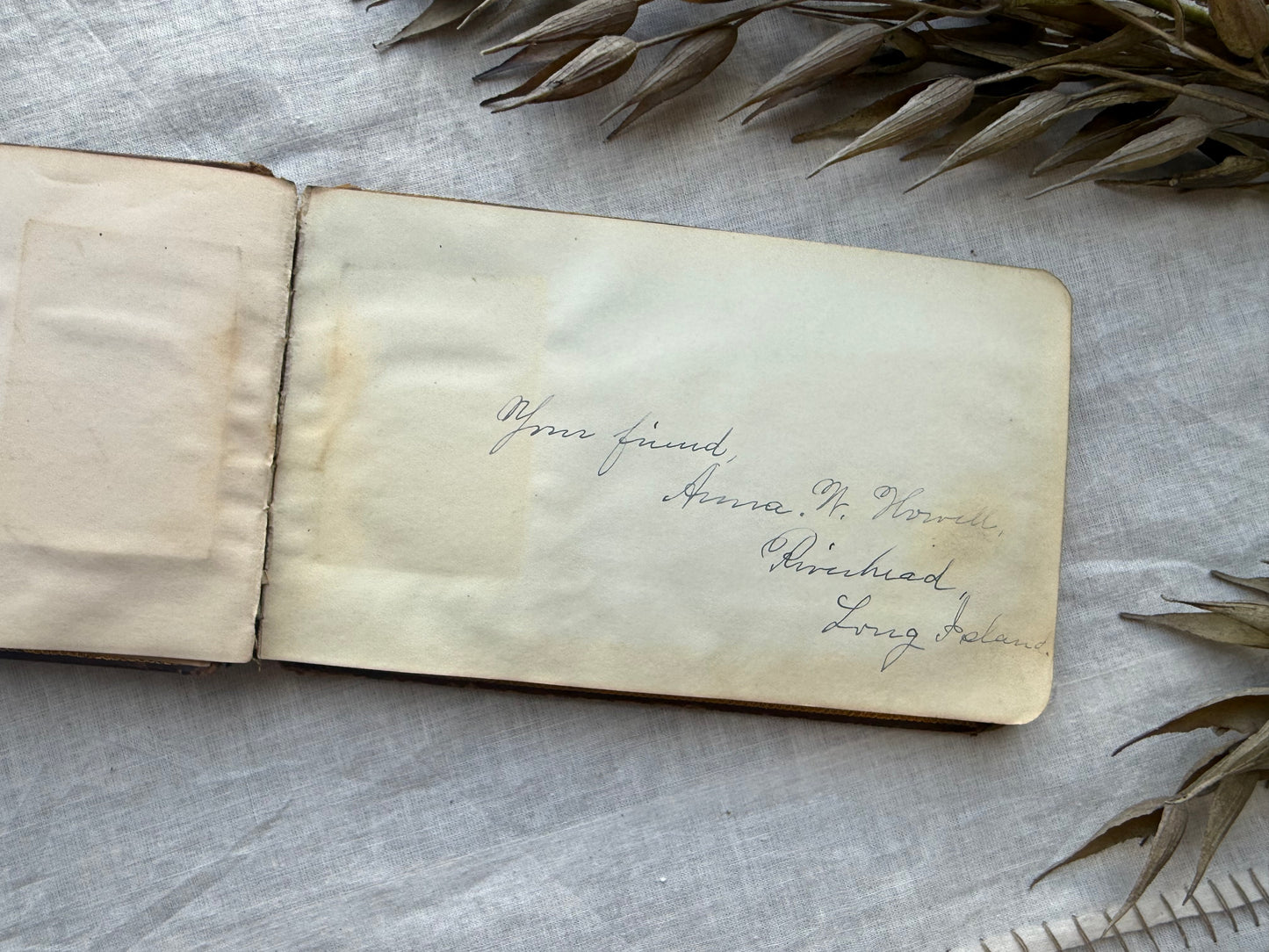 Vintage Autograph Book