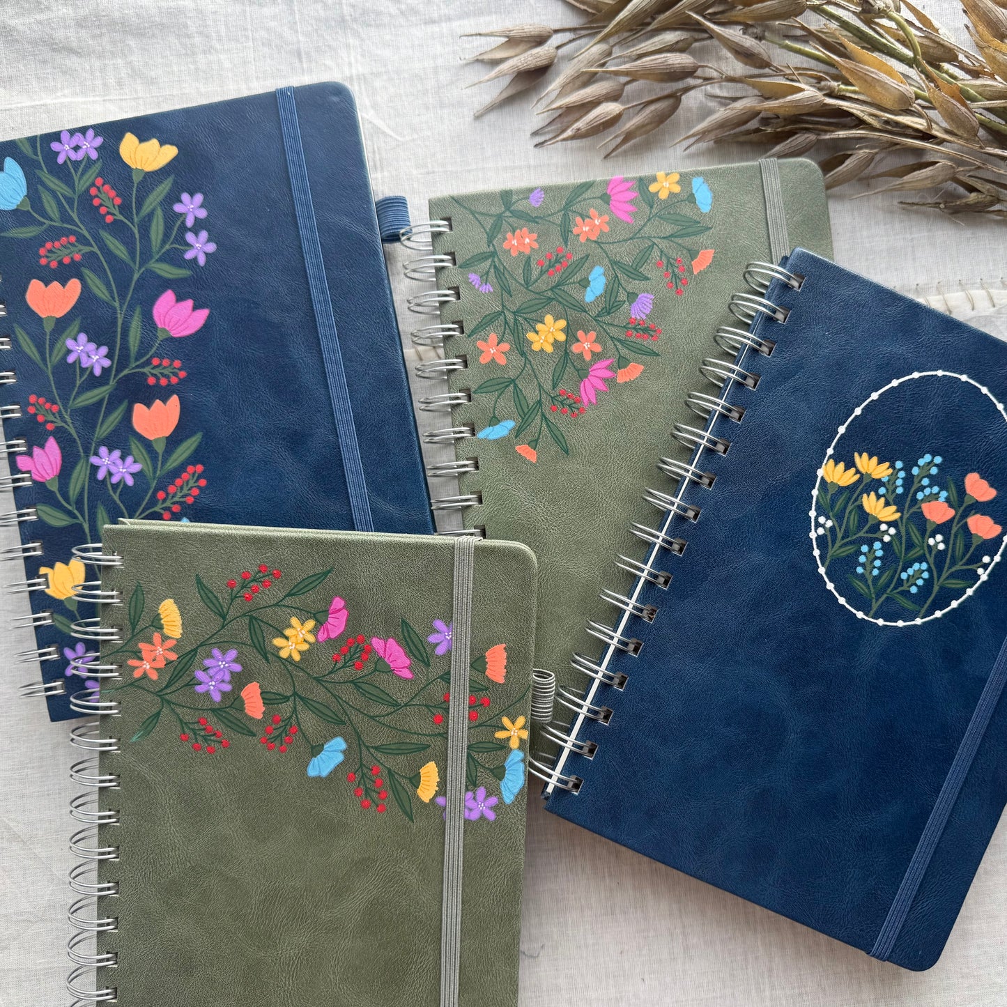 One of a Kind Lined Spiral Journal