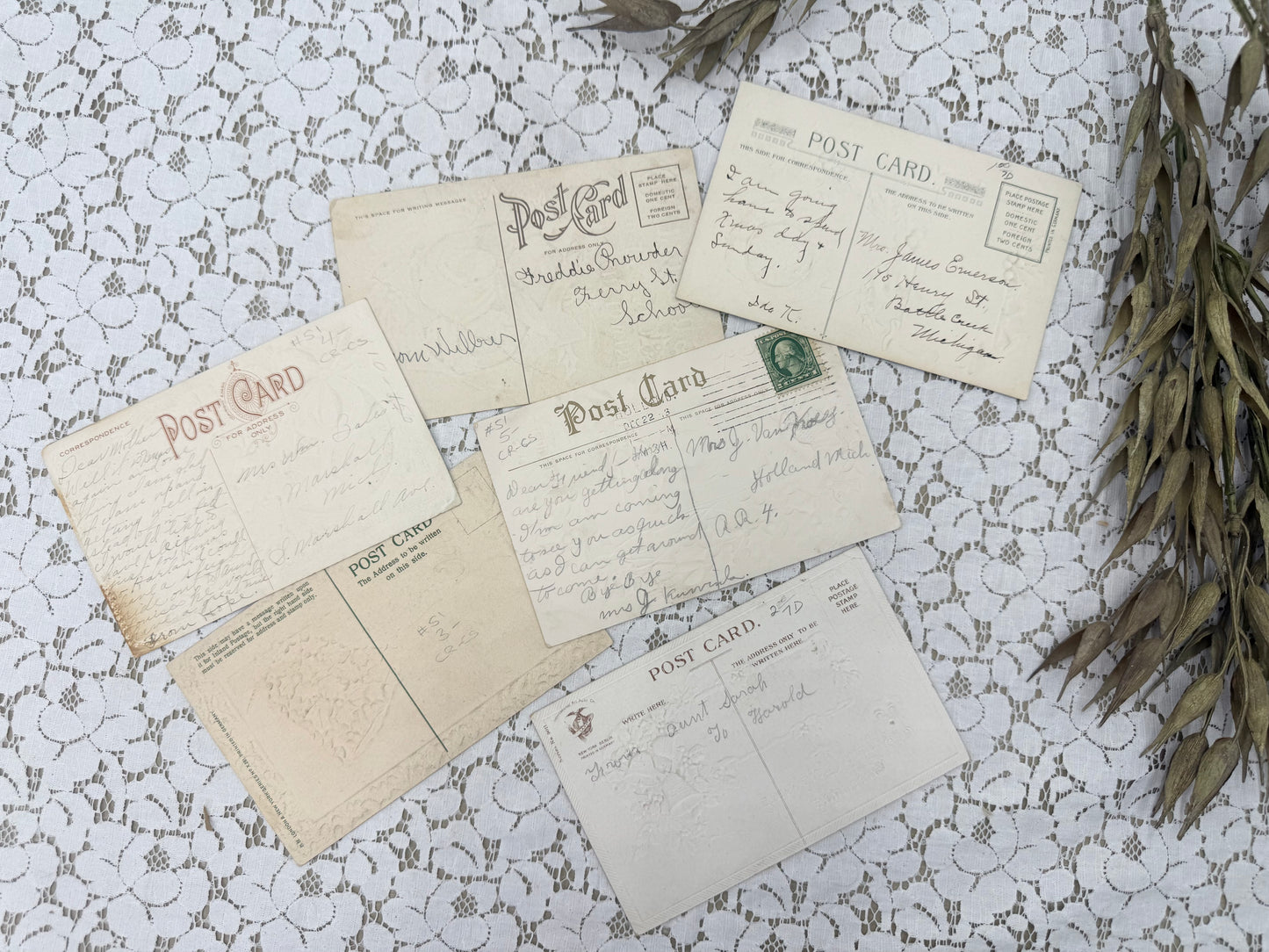 Vintage Postcard Set