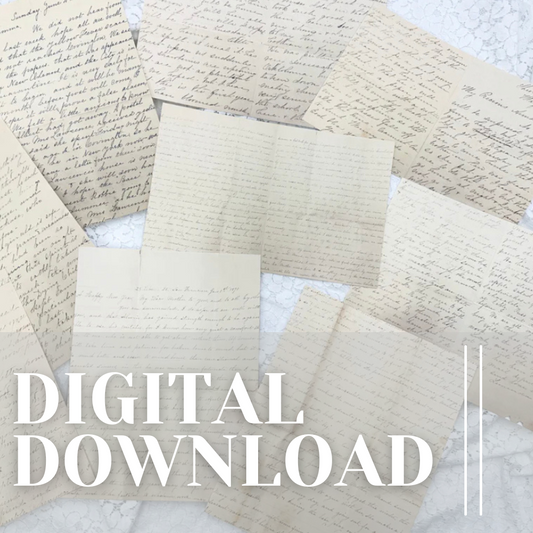 Vintage Writing- Digital Download