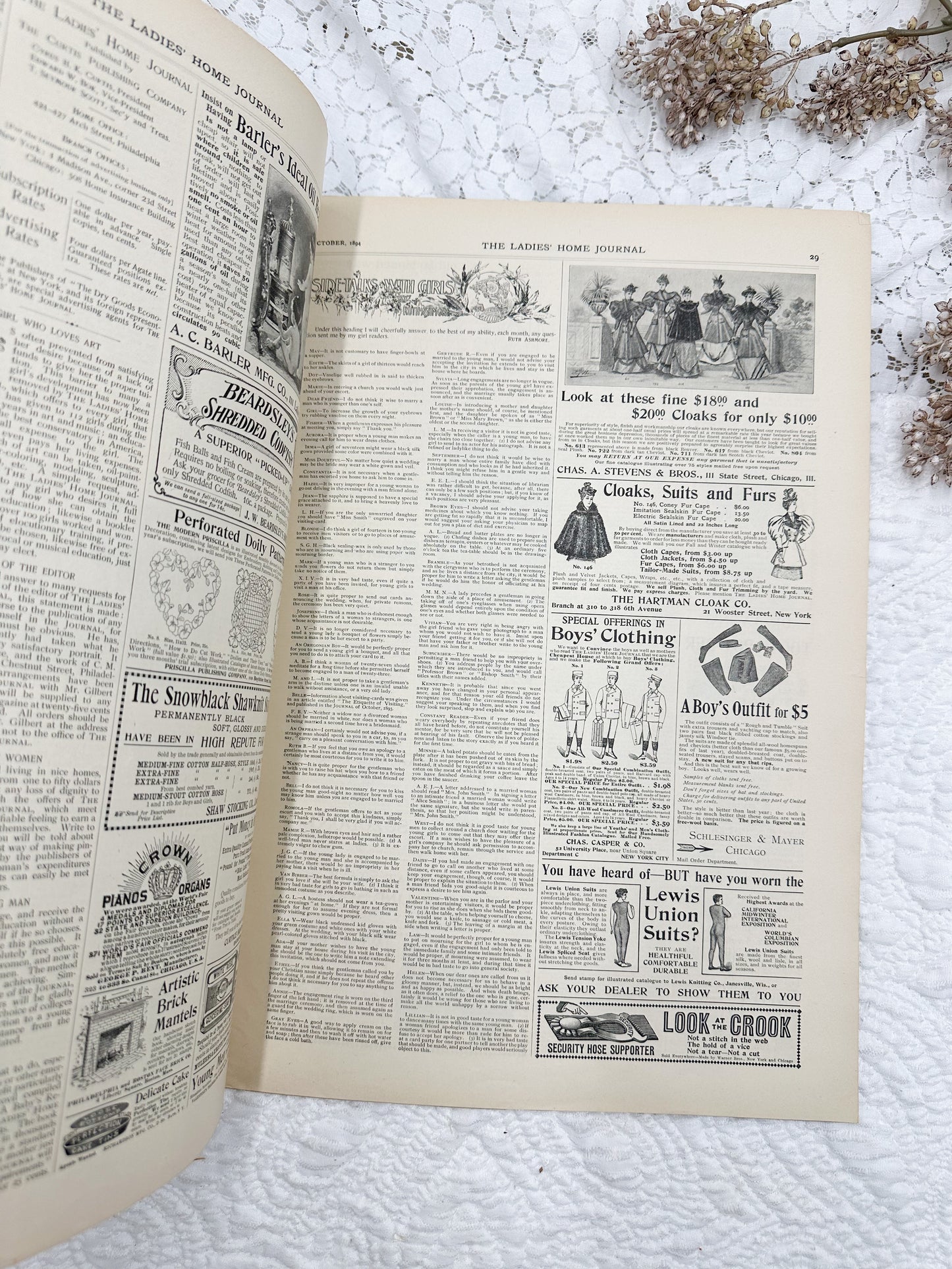1894 Ladies Home Journal Magazine