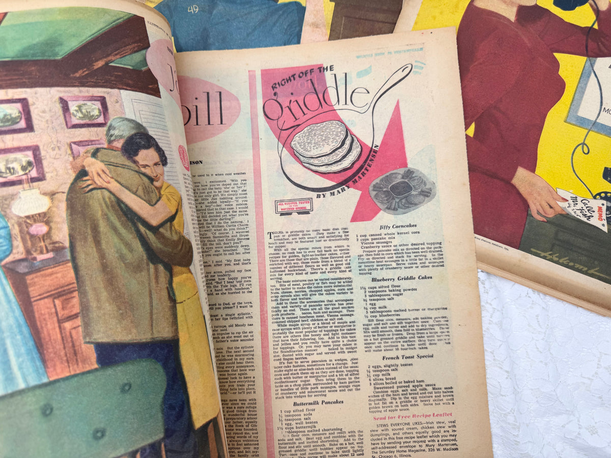 Home Magazine Set- Colorful Illustrations