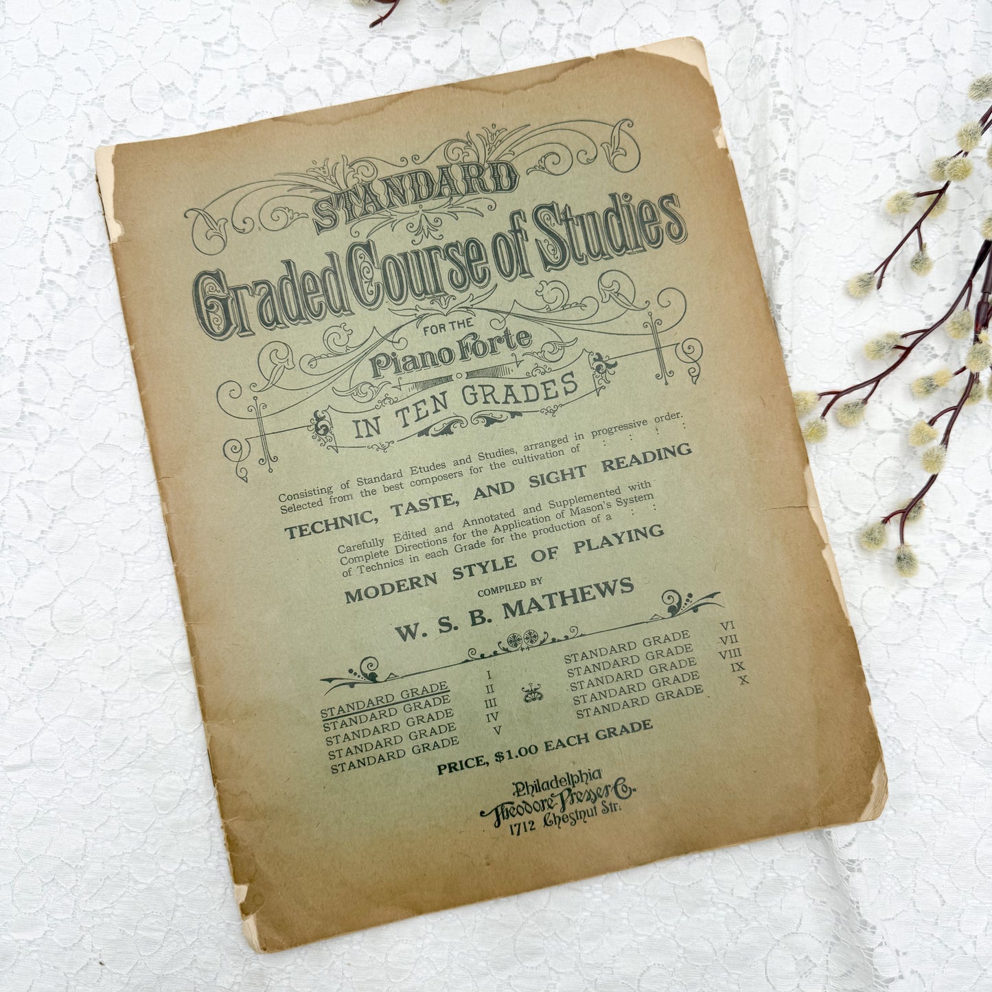 Vintage Music Book
