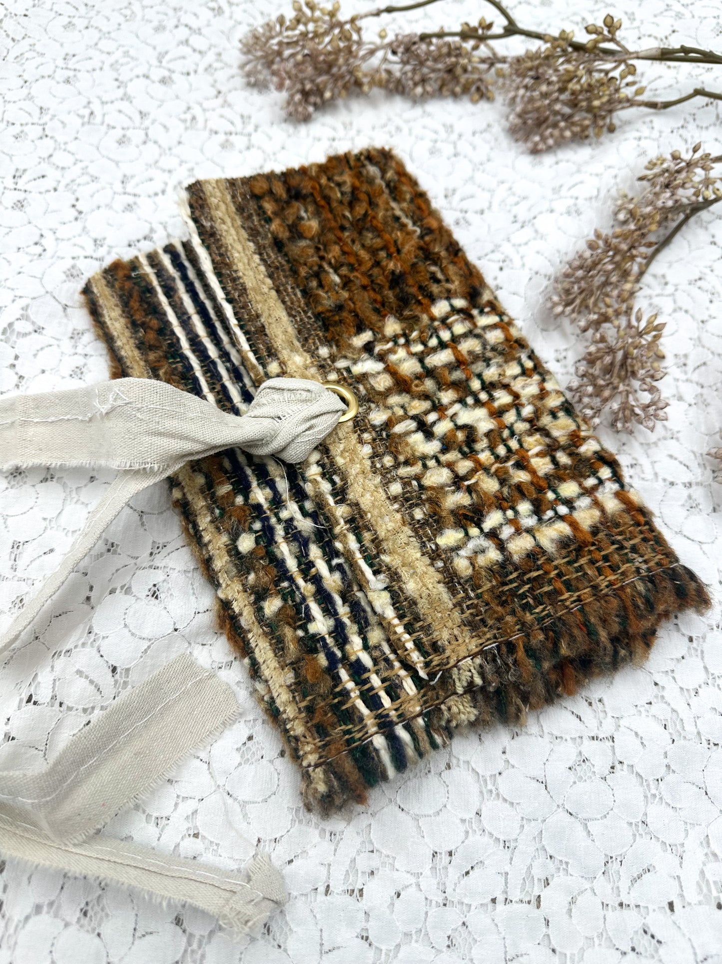 Journal Cover- Handmade with Vintage Fabrics