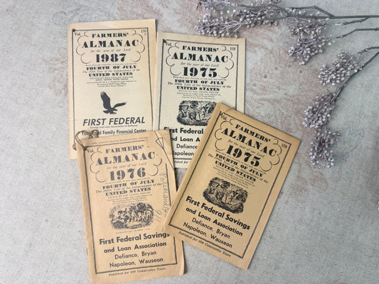Vintage Almanac Set