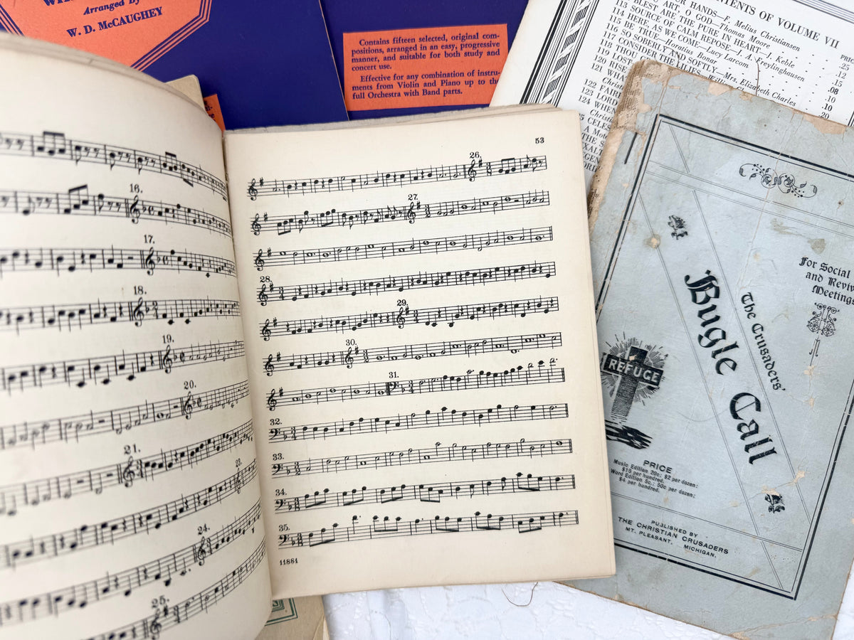 Vintage Music Ephemera Set