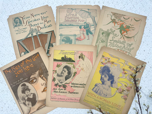 Vintage Music Sheets