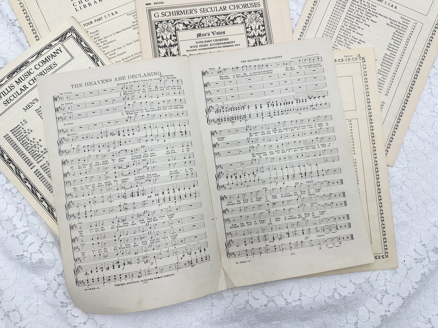 Vintage Men's Choir Music