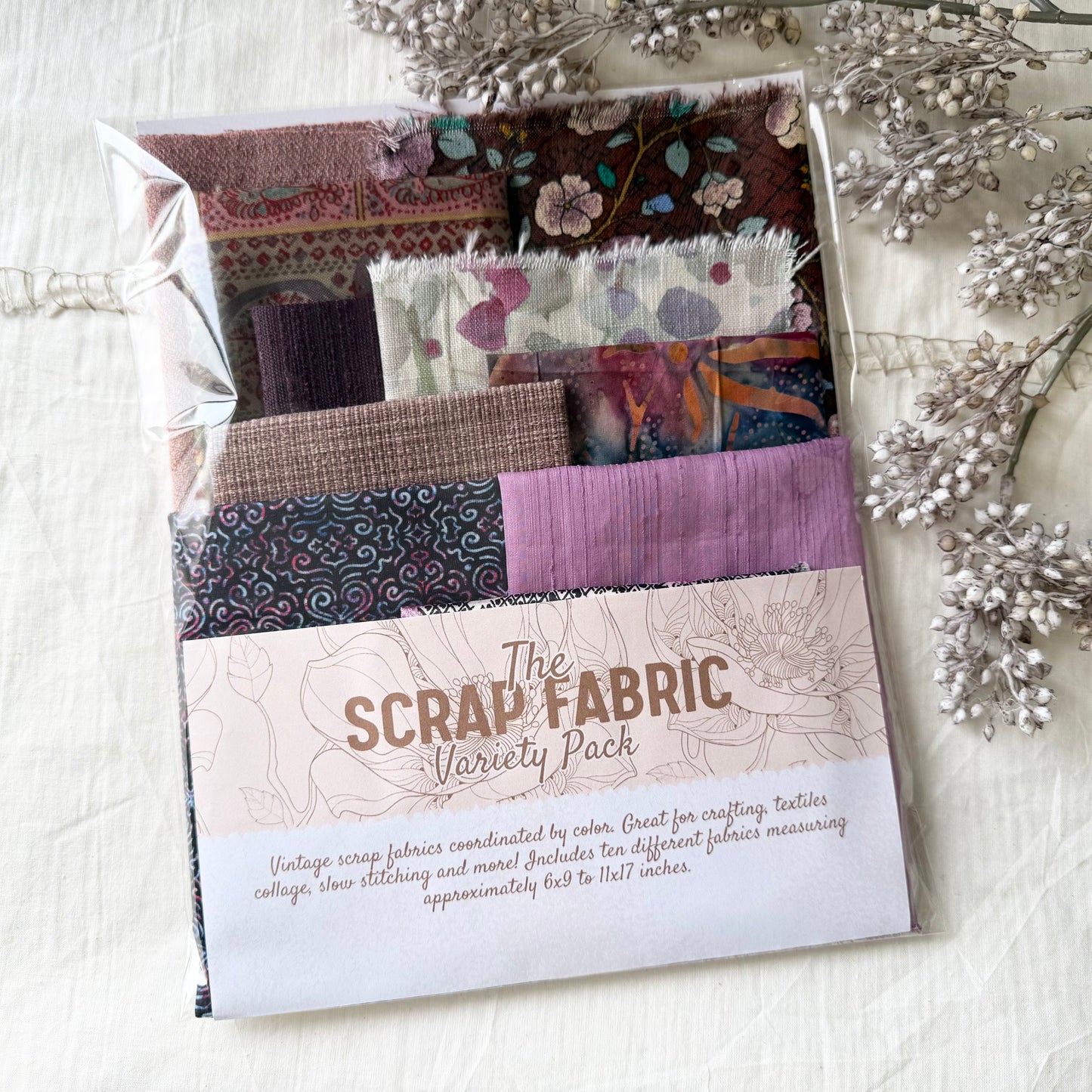 Fabric Scraps by Color (9x12)