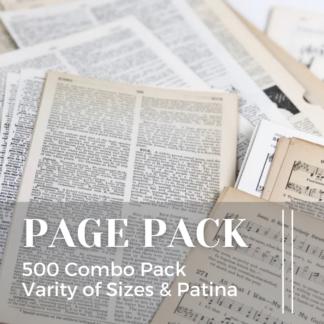 Combo Music Sheets, Dictionary Pages, and Typography Pages (500+)