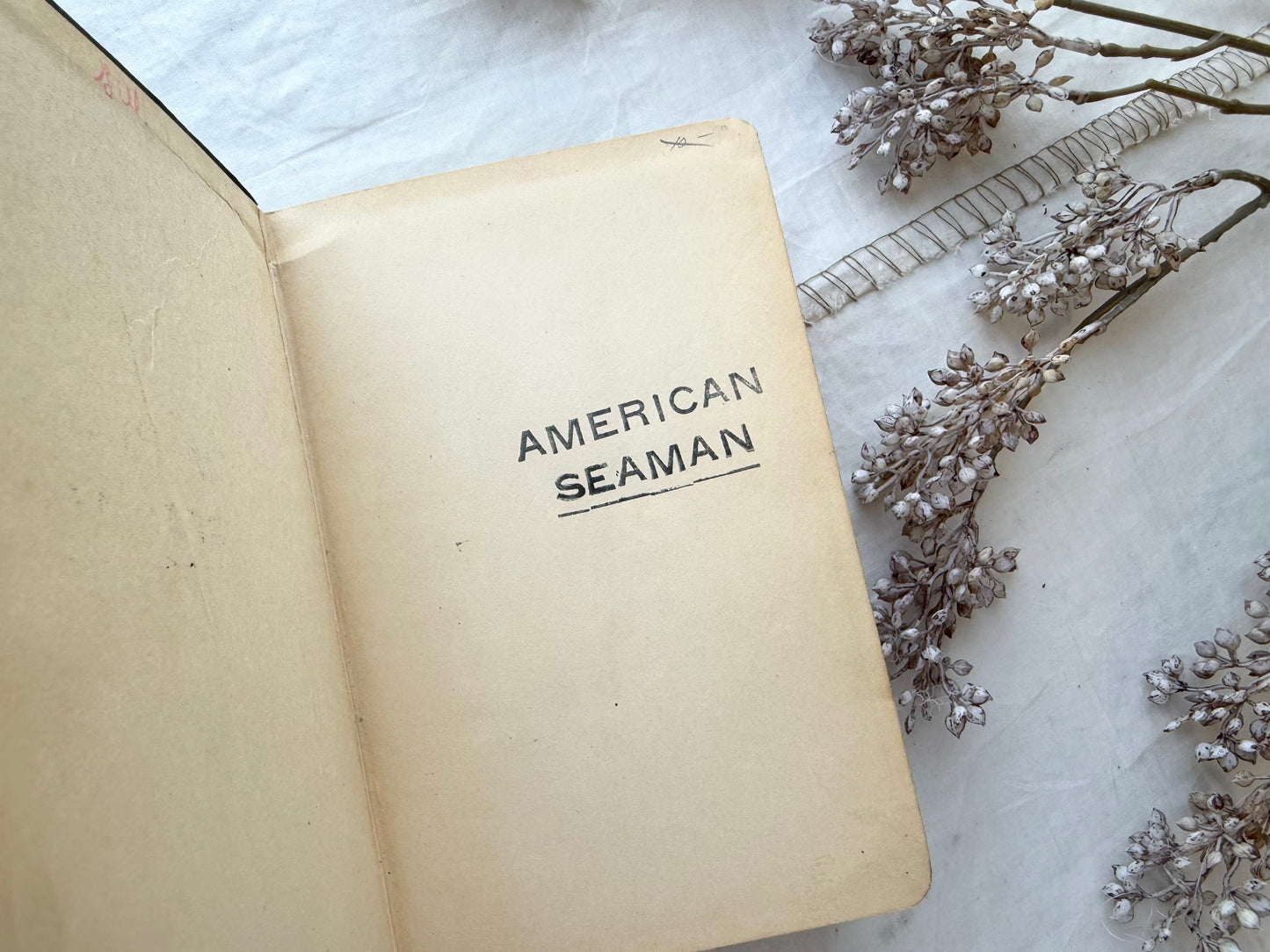 Vintage Seaman Book