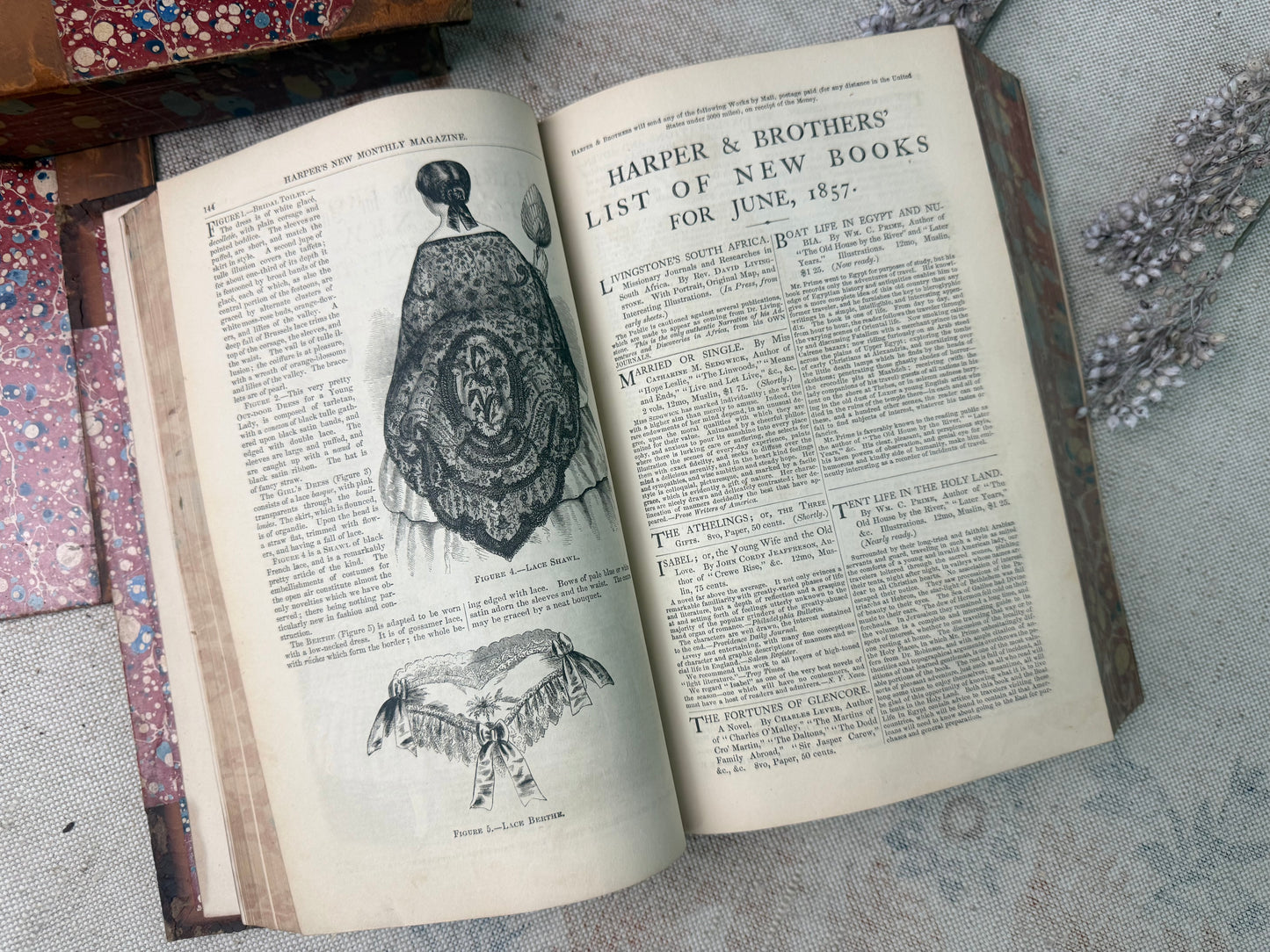 Vintage Harper's Magazine- Bound Book