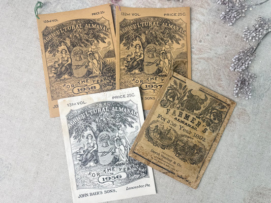Vintage Almanac Set