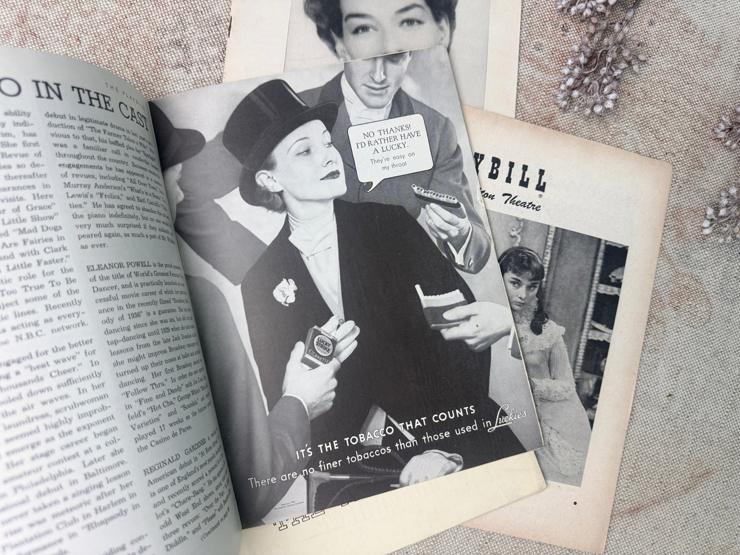 Vintage Playbill Set