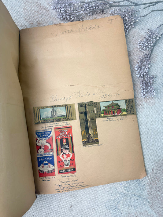 Match Book Scrapbook