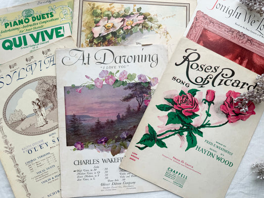 Vintage Music Set