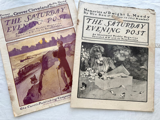 Vintage Magazine Set (Set of Two)