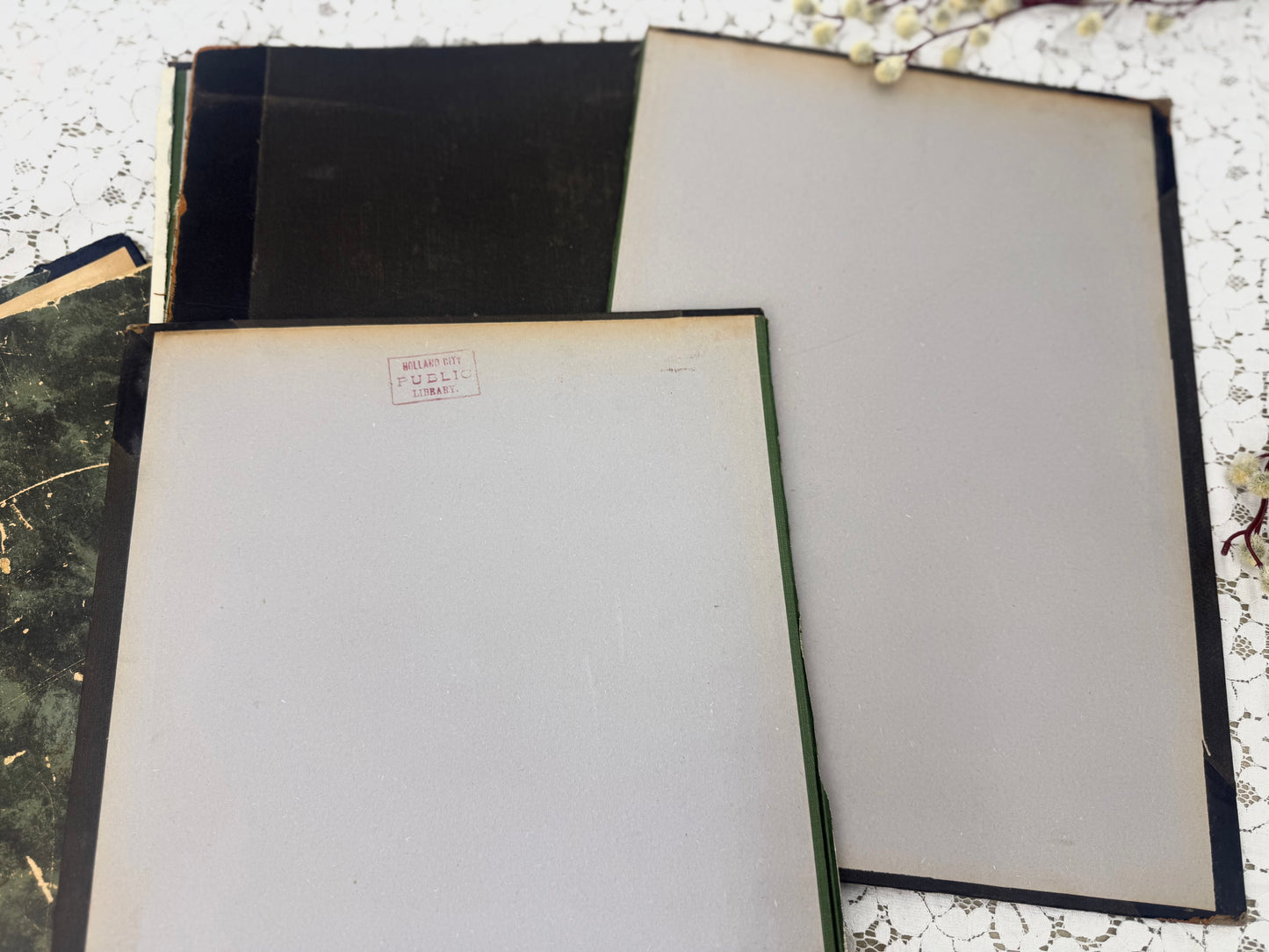 Vintage Book Cover Set (Large Covers)